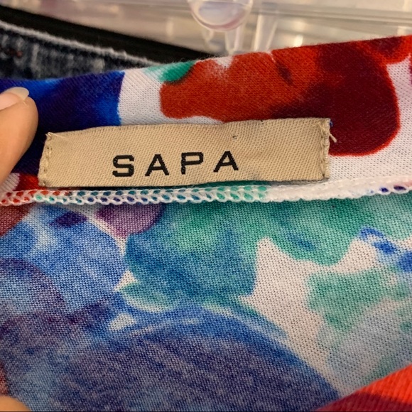 Sapa- One Shoulder Floral Press size Small - Picture 10 of 11